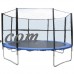 ExacMe 12-Foot Trampoline, with Enclosure and Ladder, Blue (Box 1 of 2)   